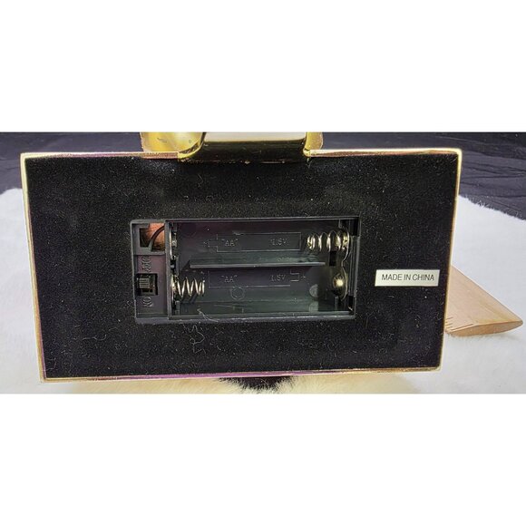 Gold Glitter Light Up Christmas Tree Stocking Hanger Holiday Decor - Picture 9 of 10